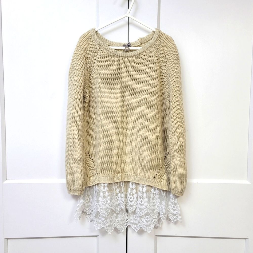 Poof girl knitted sweater, small